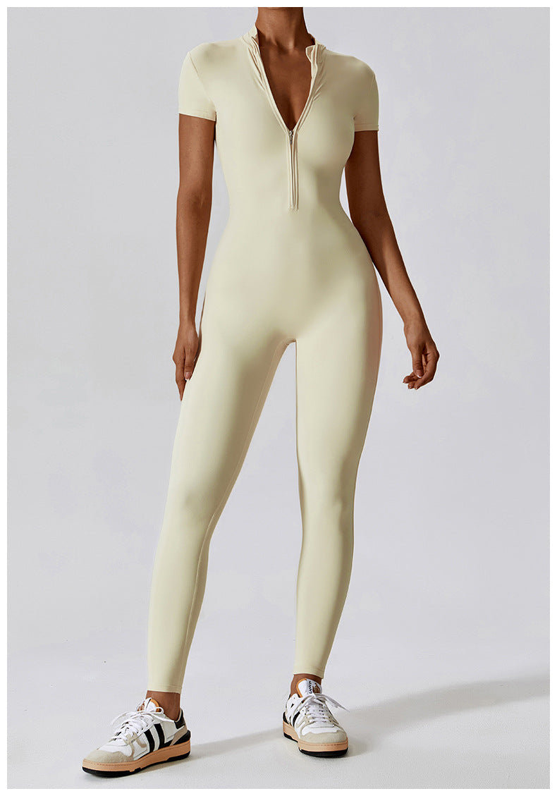 Performance Jumpsuit in Nude