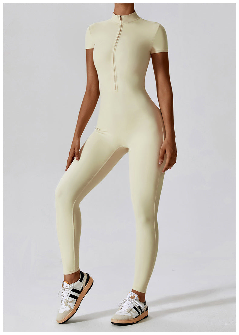 Performance Jumpsuit in Nude